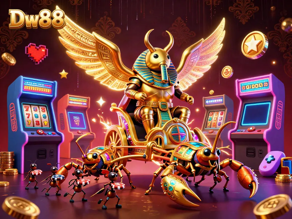 Engage with the vibrant and dynamic world of Dw88, a trusted online casino, showcasing alluring gaming elements.