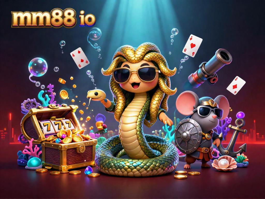 Engage with mm88 io while exploring a vibrant 3D casino adventure featuring unique gaming elements.