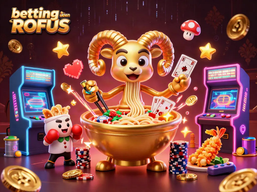 Engage in betting uden ROFUS with vibrant 3D characters and animated gaming elements.