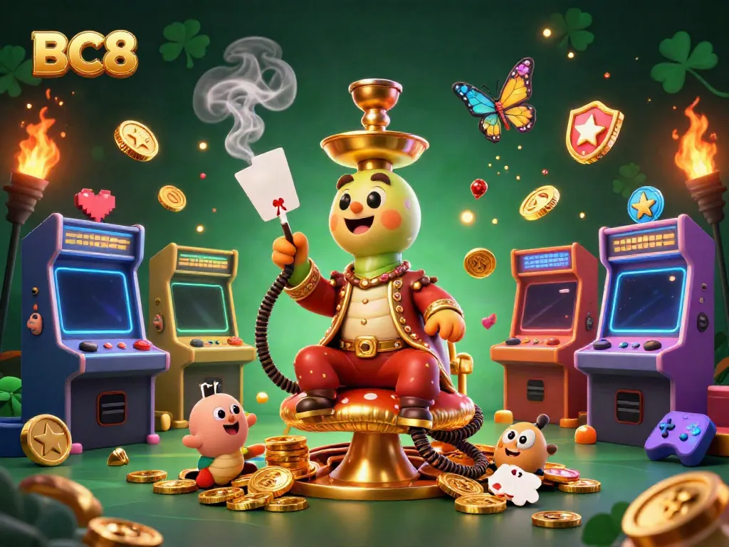 Experience rich casino action with the vibrant BC8 caterpillar and casino elements creating excitement