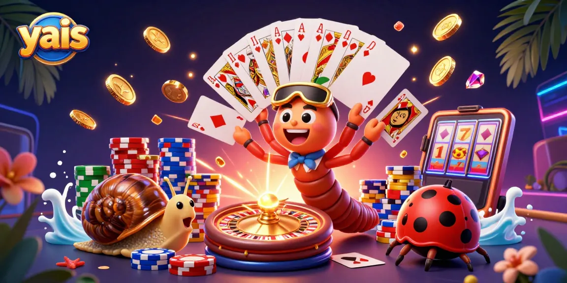 Engage with thrilling gameplay at yais with vibrant 3D casino characters showcasing excitement.
