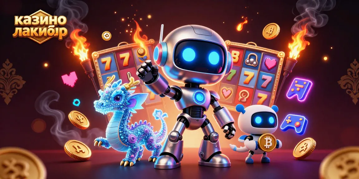 Experience thrilling wins at казино лакибир with vibrant slot machines and a cyberpunk atmosphere.