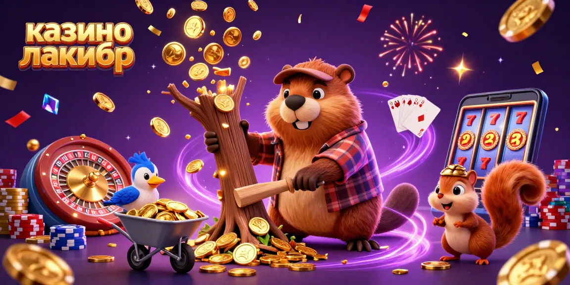 Spin to win at казино лакибир with our playful, animated 3D casino illustration.