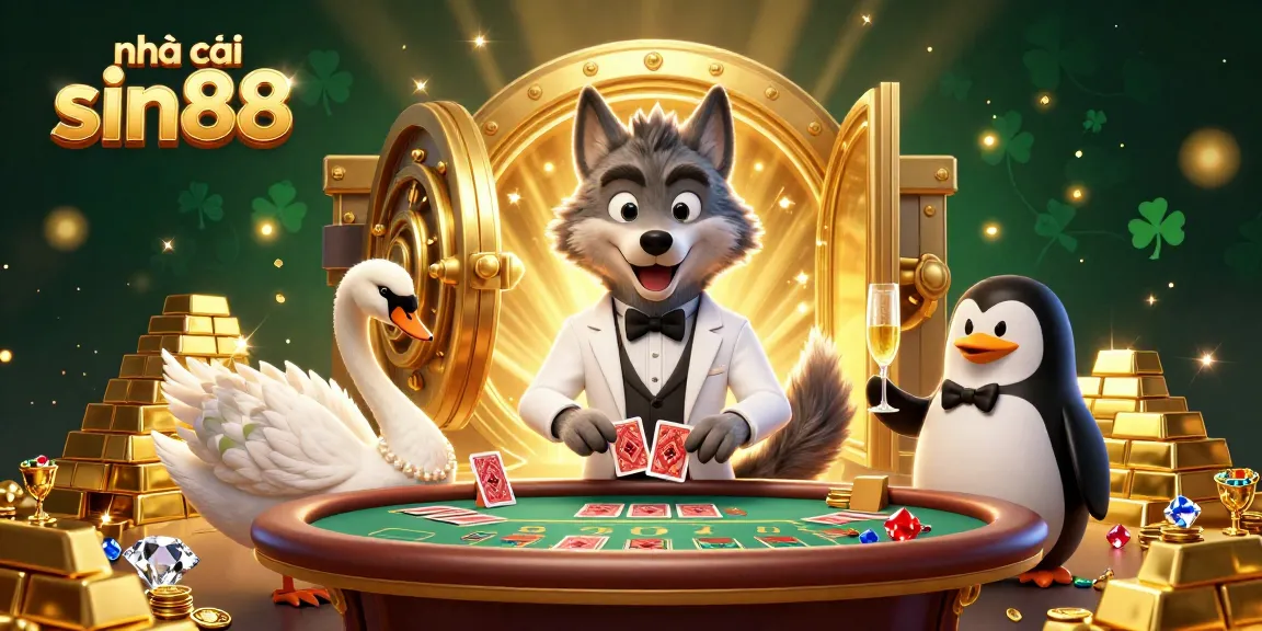 Experience the excitement at nhà cái sin88 with stunning baccarat gameplay featuring charismatic characters and vibrant casino elements.